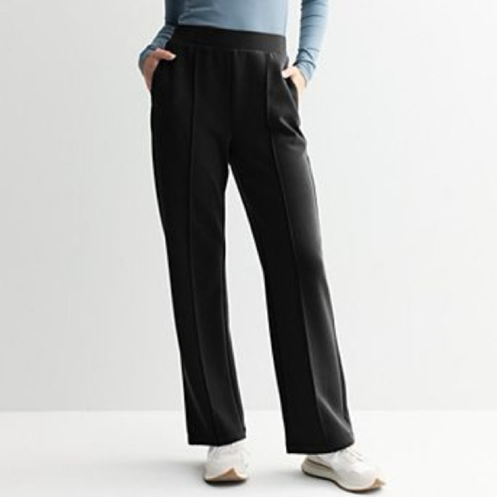 Black Women's FLX High Rise Solace Straight Leg Pants size Large